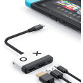 Pikkukuva 1 / 4: Switch-telakka Nintendo Switch OLED:lle, 3-in-1 Switch TV-sovitin 4K HDMI:llä, USB 3.0 -portilla, Type-C 65W PD-lataus