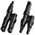 Miniatyrbillede 1 af 4: MC4 grenstik til solcellemoduler – T/Y-stik til kabeldistribution