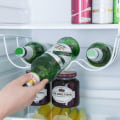 Miniatyrbillede 3 af 4: Køleskabsorganizer Køkkenafstandsholder Praktisk Opbevaring Vinstativ Hylde Køleskabs Flaskeholder
