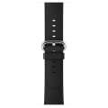 Miniatyrbilde 5 av 5: Lærreim for Apple Watch 38/40/41mm Svart Svart, Brun