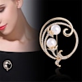 Pikkukuva 2 / 5: Brosch Pin Vintage Broscher Blomma