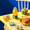 Miniatyrbild 2 av 5: Äggvita Äggula Mixer Manuell Hushåll Äggula Albumen Blender Shaker Utan