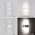 Miniatyrbilde 4 av 5: Pakke Innendørs Vegglampe 12W LED Vegglampe Kreativ Design Dekorativ For Soverom Gang Stue Hotellrom Naturlig Hvit 4000K