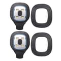 2 stk USB-oppladbare lamper for LED-lue, utskiftbar hodelyktlue DIY-hattelys for menn og kvinner