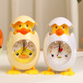 Miniatyrbilde 4 av 5: Vekkerklokka Tegneserie Barn Gave Hjeminnredning Kylling Egg Shell Skrivebord Klokka
