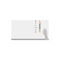 Pikkukuva 5 / 5: 1-in-1 viilateline moottorisahan ketjulle 3/8\" P Ø 4,0 mm, DEBUNS