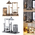 Miniatyrbilde 5 av 5: Timglass Timer Nattlys GULL Gull
