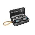 Miniatyrbillede 1 af 5: TG Trådløse Bluetooth 5.1 IPX5 Høretelefoner Latch-sort