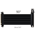 Pikkukuva 1 / 5: Gen3.0 PCI-E 16x - 16x Riser-jatke PCIe-kaapeli ENTHOO Evolv Shift PH-ES217E/XE PK-217E/XE ITX-emolevyille 90 astetta 20CM