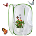 Pikkukuva 1 / 4: Perhonen Habitat Mesh Hyönteisten Pyyntiverkko Hyönteisten Kasvatuskoppa Terrarium Pop Up Lapsille/ Vauvalle/ Taaperolle Pyydä Kotiloita/ Tulikuoriaisia Jne