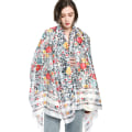 Miniatyrbilde 2 av 3: Silkeskjerf for kvinner Lettvektsmote Myke skjerf Sjal Wrap Scarves, SU-3