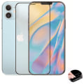 Miniatyrbilde 3 av 5: TG 4-PAK Skjermbeskytter Karbonfiber 9H 0,3mm iPhone 12 Mini Svart