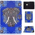 Miniatyrbillede 1 af 3: iPad 10.2 Generation Cover PU Læder Case Flip Stand Etui med Kortlomme og Auto Sleep / Wake Up-funktion til iPad 10.2, Elefant