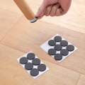 Miniatyrbilde 4 av 5: Sklisikre selvklebende gummigulvmatter, svart