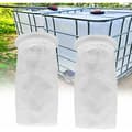 Miniatyrbild 1 av 5: PCS Nylon IBC-filter, IBC Regnvattentankfilter Tvättbart IBC Ersättningsfilter Nylonlockfilter - IBC Tanklock Montering (105mm)