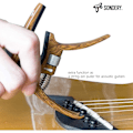 Miniatyrbillede 3 af 5: Akustisk guitar capo med justerbar fjedertryk