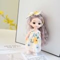 Pikkukuva 4 / 5: H?rlig Mini-nukke avaimenperä Mini-nukke avaimenperä miniatyyriprinsessan Miniatyyri nukelle vaatteilla Roolipeli Nukke C null - A