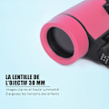 Miniatyrbilde 2 av 5: Kikkert for barn Foldbar minikikkert Jente Gutt (Rosa)