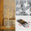 Miniatyrbilde 2 av 5: 60cm Bjørk LED Lys Juledekorasjon Påskegg 60cm