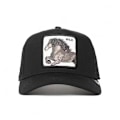 Miniatyrbillede 1 af 2: Sort Panter Mesh Cap til Voksne Sommer Baseball Cap Trucker Cap Black Horse WILD