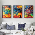 Miniatyrbild 1 av 5: Lyckotree Väggkonst Canvas Print Affisch, Enkel 30x40cm