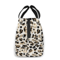 Miniatyrbild 3 av 5: Bärbar Bento Väska Leopardmönster Kontorsskola Isolerad Lunchpåse Återanvändbar Lunchväska för Vuxna och Barn - Lunchbehållare Handväska-on