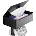 Miniatyrbillede 1 af 5: TG Toiletpapirholder med Hylde - Sort Sort