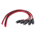 Pikkukuva 1 / 5: 5 kpl 5,5x2,1 mm naarasovittimia DC-virran CCTV PSU-pigtail-kaapelilähtöön 1