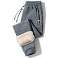Miniatyrbild 5 av 5: Vintervarma fleecebyxor Tjocka Casual Termiska Sweatpants Sweatpants mörkgrå dark grey M