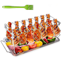 Miniatyrbilde 1 av 3: Kyllingbensholder for ovn & grill, kylling stek kyllingholder