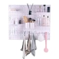 Miniatyrbillede 4 af 5: Wall Control Pegboard Rack Horisontalt Pegboard - Letvægts Hvid S
