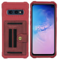 Miniatyrbilde 1 av 5: TG Samsung Galaxy S10E - Beskyttende Etui med Kortlomme Rød