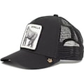 Miniatyrbillede 1 af 2: Sort Panter Mesh Cap til Voksne Sommer Baseball Cap Trucker Cap Chimpanzee