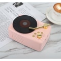 Miniatyrbilde 3 av 5: Mini bærbar Bluetooth-høyttaler (rosa)