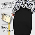 Miniatyrbilde 3 av 5: Multifunksjonsbelteklips, trådløst spennebelte, usynlig belte, Lazy Belt Spenne midjebånd, unisex