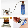 Miniatyrbillede 5 af 5: Campingdyser Flaske Konverter Adapter Forbindelse Kogeplade Forbindelse Til Butanbeholder Til Skrue Gaspatron (2 stk)
