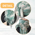 Miniatyrbilde 3 av 4: Skjerf for kvinner, rutete skjerf, varm pashmina for vinteren, tartanskjerf