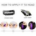 Pikkukuva 5 / 5: TG Rainbow Hair Extensions Värillinen hiustenpidennykset Clip In/on 9 kpl