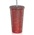 Bling Diamond -vesipullo kannen kanssa Red