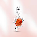 Miniatyrbild 6 av 7: Ny Charm 925 Sterling Silver Murloc Bead Krabba Svart Pärla Hänge Murano Sköldpadda Passar Original Pandora Armband Kvinnor Kärlekspresent P382