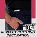 Miniatyrbild 4 av 5: Multifunktionellt bältesklämma, sladdlöst spänne, osynligt bälte, Lazy Belt Spänn midjeband, unisex