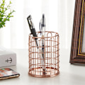Miniatyrbillede 2 af 5: Nordisk rosenguld kontorartikler multifunktionel penneholder D