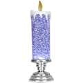 Miniatyrbillede 1 af 5: Flimrende Flammeløse Julelys LED Lys - USB Genopladelige Farveskiftende Julelys, LED Vandlys til Juledekoration
