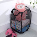 Miniatyrbilde 3 av 5: Galaxy 2 ST Vaskeromskurver Foldbar Pop Up Mesh Vaskerom Vaskerompose Bin Leke Tidy Organizer (svart) svart
