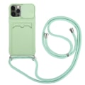 Pikkukuva 2 / 5: TG iPhone 12 Pro - Suunniteltu silikonikuori korttitaskulla Lila