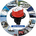 Pikkukuva 4 / 5: Auton akun katkaisija MAX 50V DC 50A CONT 75A INT Mini auton akun valitsin autolle veneelle moottoripyörälle (50A)