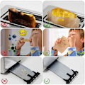 Miniatyrbillede 3 af 3: 10 Toastposer, Madposer, Genanvendelige Toastposer, Non-Stick Mikrobølgeovnsposer