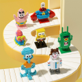 Miniatyrbild 3 av 3: Byggstenar Mikro-Borrande Partiklar SpongeBob SquarePants Mini-Monterad Prydnadsgåva 1 låda med 136 bitar Pussel Barn Pojkar och Flickor Educ