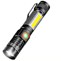 Pikkukuva 1 / 2: Tehokas LED-taskulamppu, Ladattava pitkän kantaman taskulamppu, T6 ulkoilma-alumiiniseos