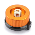Miniatyrbillede 2 af 5: Campingdyser Flaske Konverter Adapter Forbindelse Kogeplade Forbindelse Til Butanbeholder Til Skrue Gaspatron (2 stk)